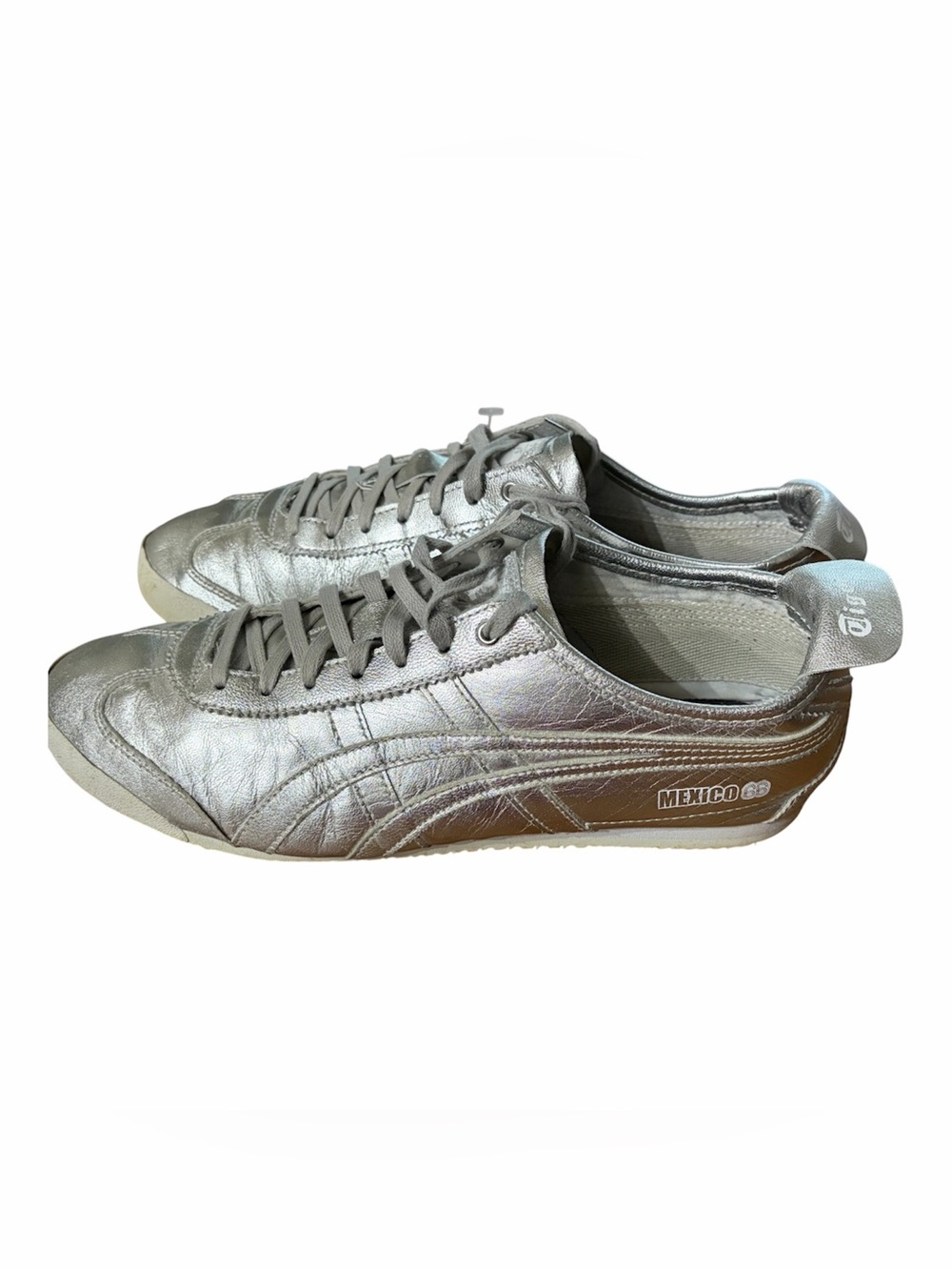 Onitsuka Tiger by Asics Mexico 66 Sneakers in Metallic Silver UNISEX